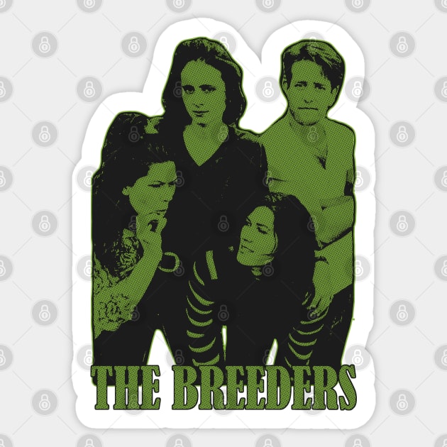 The Breeders Sticker by RetroPandora